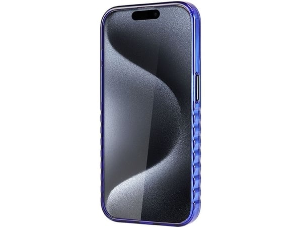 Audi-hette til iPhone 15 Pro Max 6,7" blå IML Big Logo MagSafe-etui