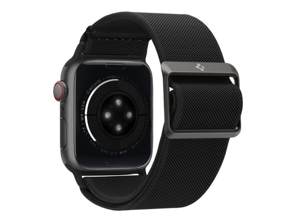 Spigen Lite Fit - Bånd for smart armbåndsur - svart - for Apple Watch Hermès Series 12, Hermès Series 9, SE 3, Series 10, Series 11, Series 12