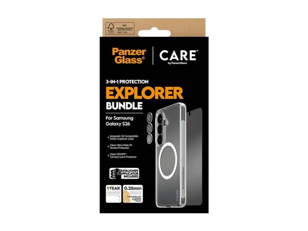 PanzerGlass | CARE by PanzerGlass 3-in-1 Set Samsung Galaxy S26