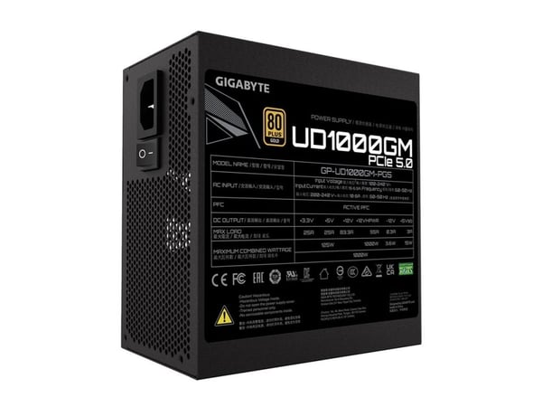 GIGABYTE UD1000GM PG5 V2 virtalähde 1000 W 80 PLUS Gold ATX 3.1 täysmodulaarinen