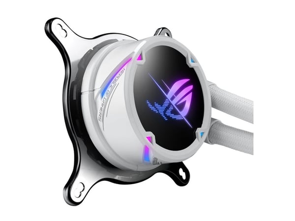 ASUS ROG STRIX LC II 240 ARGB WHITE EDITION - Kylsystem med vätska till processorn - Elementstorlek: 240 mm - (för: LGA1700, LGA1200, LGA1150, LGA1...