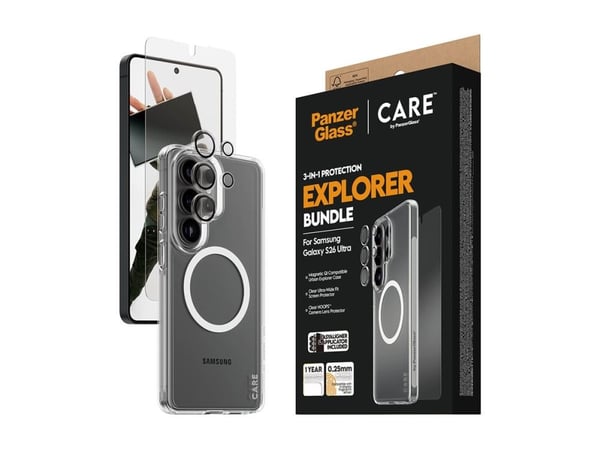 PanzerGlass | CARE by PanzerGlass 3-i-1-sett til Samsung Galaxy S26 Ultra
