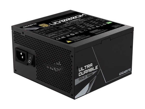Gigabyte UD1000GM - Strømforsyning (intern) - ATX12V 2.31/ EPS12V - 80 PLUS Gold - AC 100-240 V - 1000 Watt - aktiivinen PFC