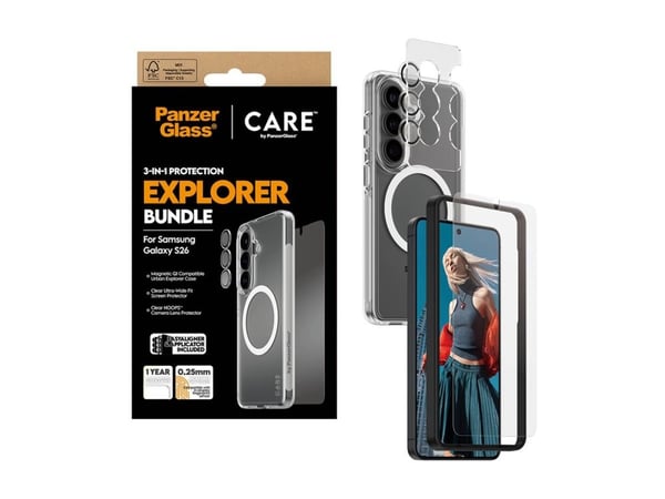 PanzerGlass | CARE by PanzerGlass 3-in-1 Set Samsung Galaxy S26