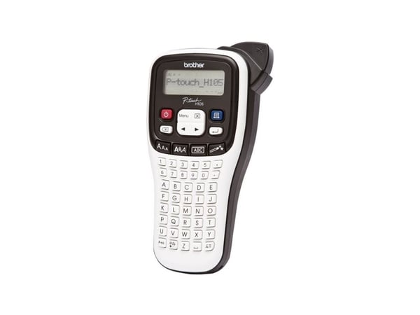 Brother P-Touch PT-H105 - Etikettmaker - S/H - termotransfer - Rull (1,2 cm) - 180 dpi - inntil 20 mm/sek - kutter - 2-linjers utskrift