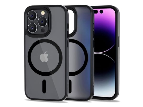 Tech Protect-deksel med Magmat-teknologi for MagSafe Apple iPhone 14 Pro Matt Svart