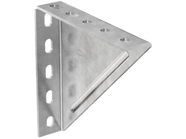 Fischer Universalvinkel Stål varmgalvaniseret 538118 5 stk