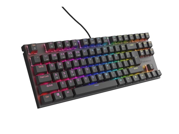 GENESIS Thor 303 TKL, johdollinen, USB, mekaaninen, QWERTY, RGB LED, musta