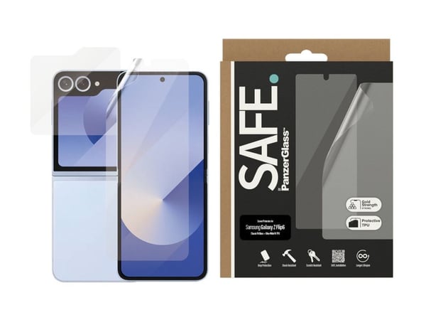 SAFE. by PanzerGlass - Skjermbeskyttelse for mobiltelefon - for Samsung Galaxy Z Flip6