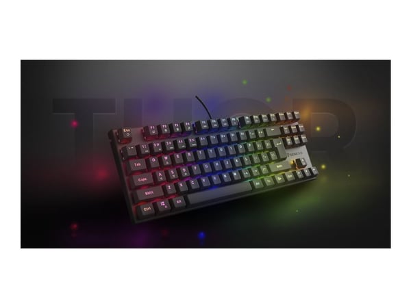 GENESIS Thor 303 TKL, johdollinen, USB, mekaaninen, QWERTY, RGB LED, musta