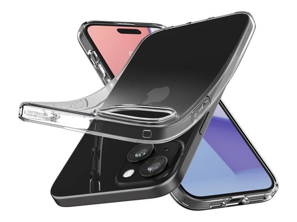 Spigen ACS06456, Suojus, Apple, iPhone 15 Plus, 15,5 cm (6.12"), Läpinäkyvä