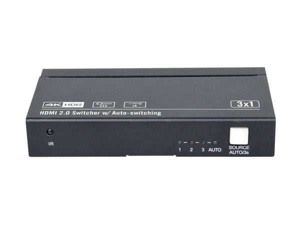 Vivolink VLSW131, HDMI, Musta, 60 fps, 3840 x 2160 pikseliä, 4K Ultra HD, 155 mm
