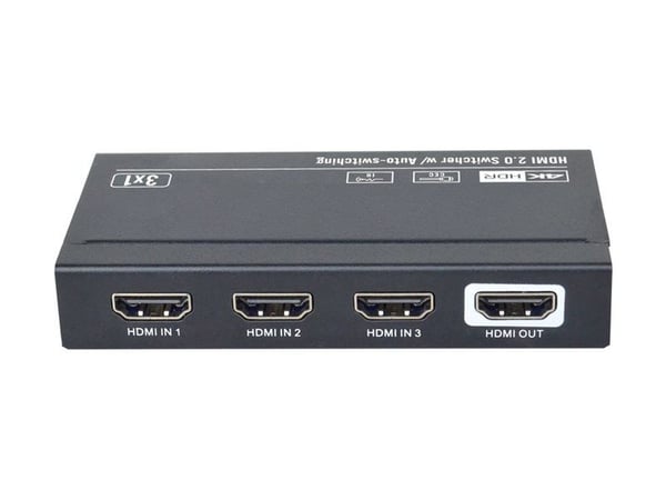 Vivolink VLSW131, HDMI, Musta, 60 fps, 3840 x 2160 pikseliä, 4K Ultra HD, 155 mm