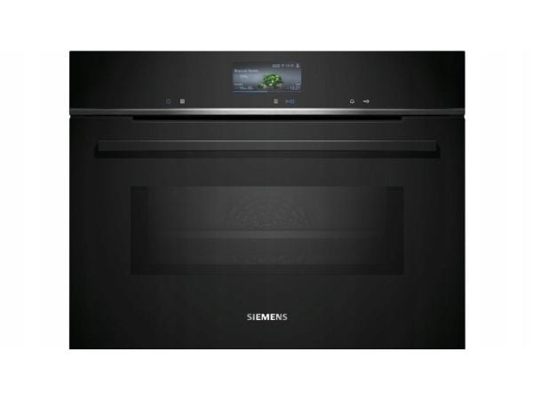 Siemens iQ700 CM724G1B1 yhdistelmäuuni 45 l integroitava musta