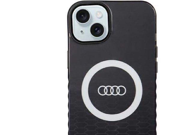 Audi Audi IML Big Logo MagSafe Case iPhone 15 Plus / 14 Plus 6.7" czarny/black hardcase AU-IMLMIP15M-Q5/D2-BK