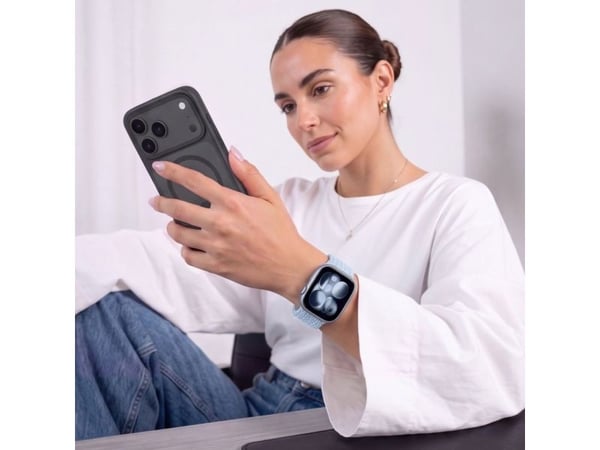 Tech-Protect klocKräm till Apple Watch 3/4/5/6/7/8/9/SE (38/40/41 mm) Tech-Protect nylonmag babyblå
