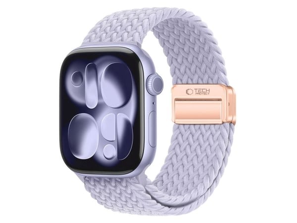 Tech-Protect nylonreim til Apple Watch 4/5/6/7/8/9/SE (38/40/41 mm) periwinkle