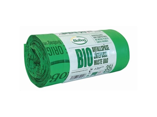 Affaldsposer komposterbare 35 ltr. BioBag 58x77 cm - (25 stk. pr./rulle)