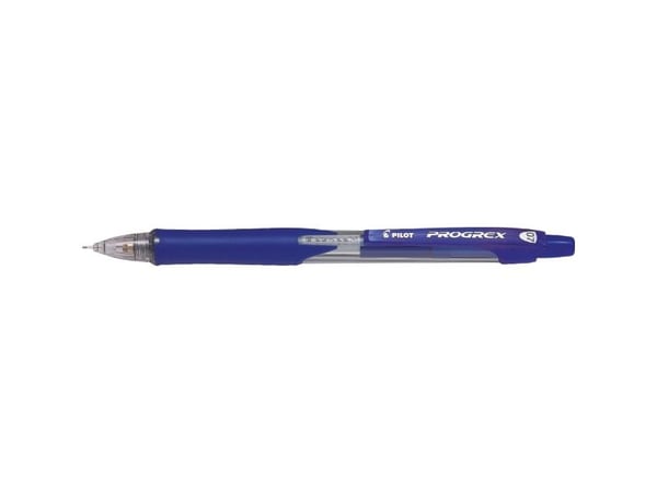 Stiftblyanter, PILOT PROGREX, 0,7 mm, HB, blå, pakke med 10 stk