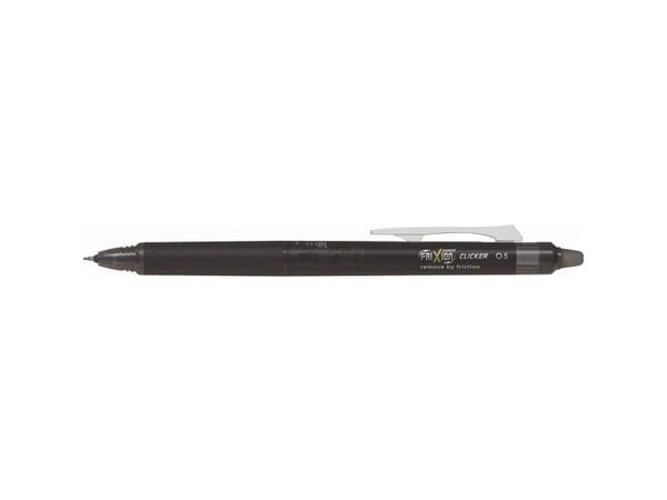 Rollerpen, Pilot FriXion Point Clicker, 0,5 mm, sort, pakke a 12 stk