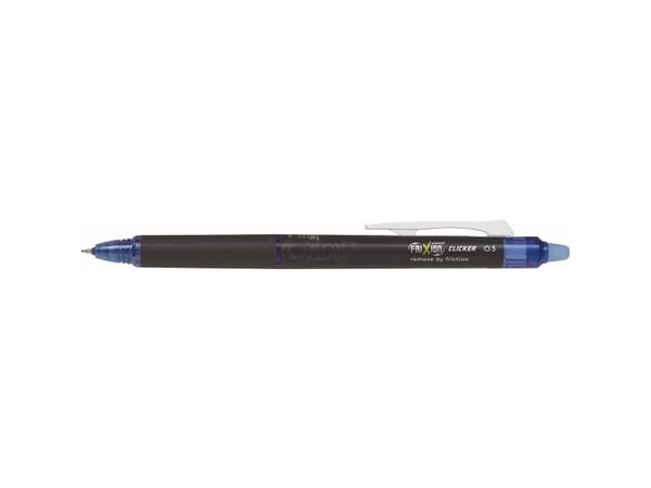 Rollerpen, Pilot FriXion Point Clicker, 0,5 mm, blå, pakke a 12 stk