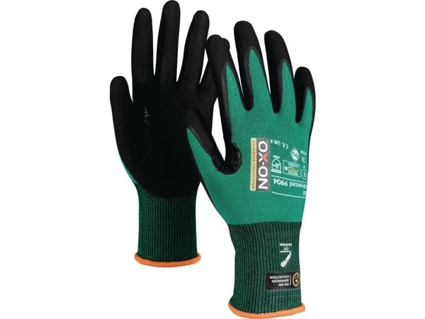 Skärhandskar OX-ON Cut Advanced 9904, str. 8, förp. om 12 st