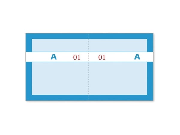 Mayland - Kupongbok - 100 ark - 200 skjemaer - 130 x 70 mm - nummerert