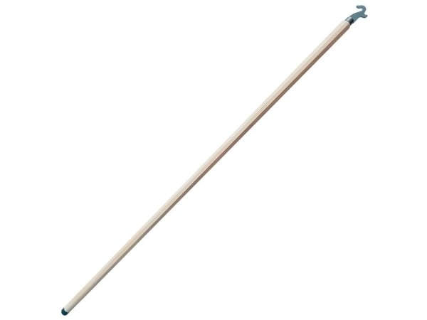 ASGER OLESEN'S pekpinne i trä med krok, 98 cm