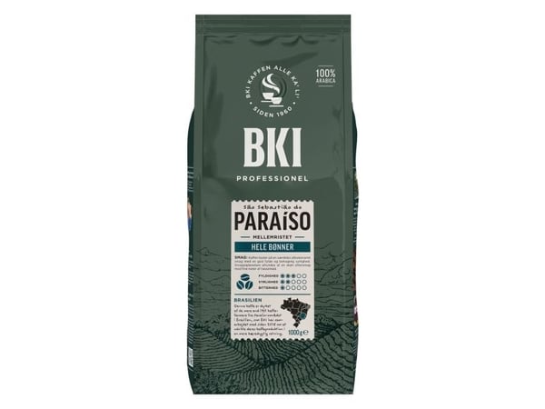 Kaffe BKI Paraiso 1000g - kaffebønner