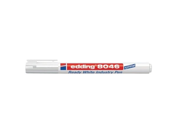 Edding 8046, Hvit, Hvit, 1 mm, 3 mm, 1 stykker