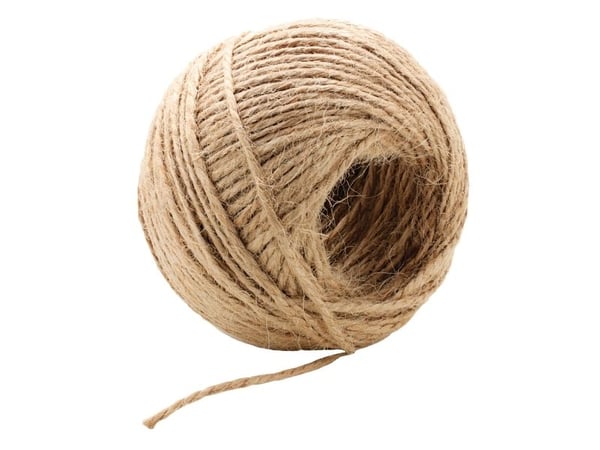 Bindgarn Poly, 2/1, hampa, 500 g, LxØ: 120 m x 2,2 mm, naturfärgat