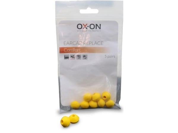 OX-ON løse ørepropper - Replacement pods Comfort, passer t/508045227 - 5 par