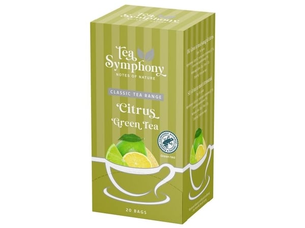 Te, Symphony Typ 1, fyllnadsvikt: 40, Citrus Tea förpackning om 20 st