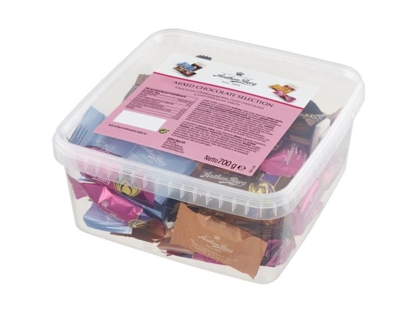 Anthon Berg Chocolate Selection Ass. 700g i plastbøtte