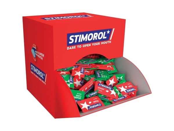 Stimorol Dental Mix purukumi 2,8 g x 170 kpl, pöytädisplay