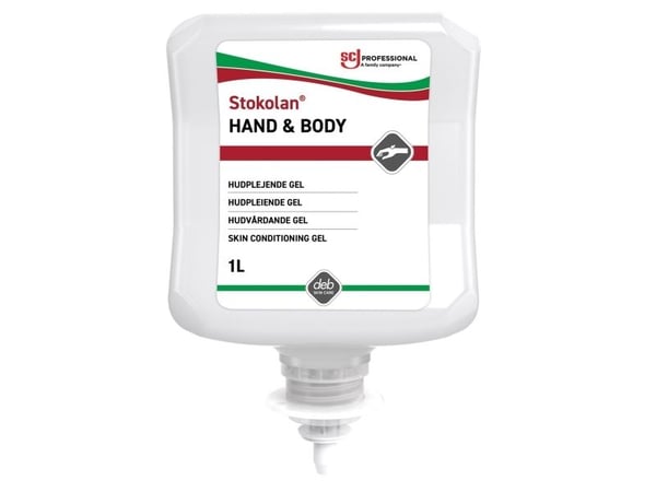 Håndcreme Stokolan Hand and Body med Parfume 8.6% fedt ECARF til dispenser 1 ltr,1 ltr/fl