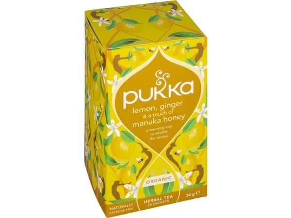 Pukka Herbata Lemon Ginger & Manuka Honey 20 saszetek