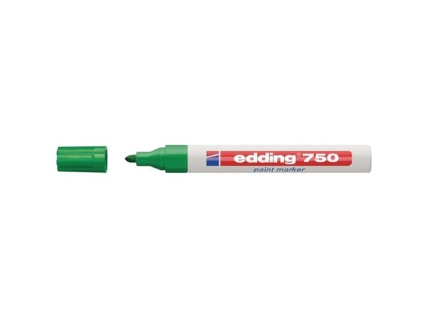 Edding 750 Paint Marker Green 2-4mm - (10 st.)