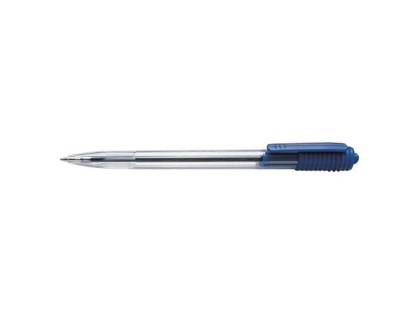 Kuglepen, Wiz, 0,7 mm, medium, blå, pakke a 50 stk