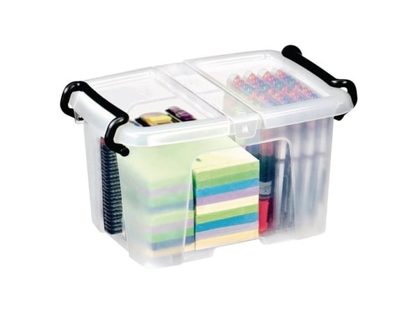 CEP Strata HW670 förvaringslåda 6 l, 18,3 x 22,4 x 30,5 cm, transparent