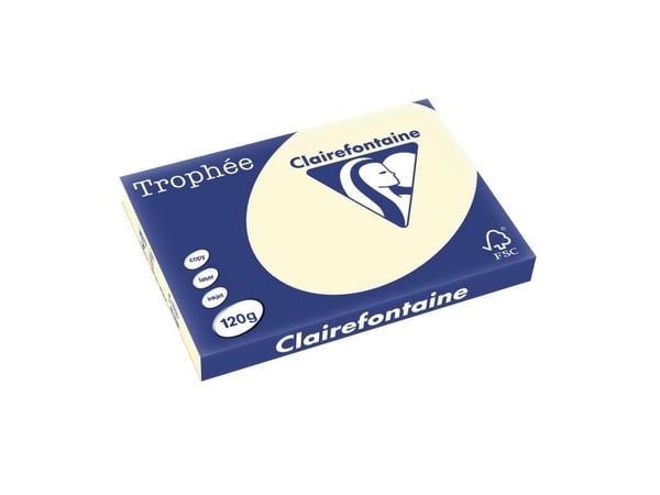 Trophee farget papir A3/120 g sandfarget (250)