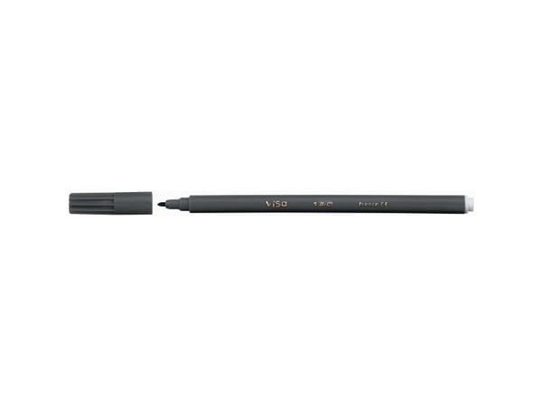 Tuschar, BIC Kids Visa, fin spets, svart, 24 st