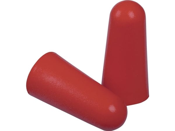 Hörselkåpor/öronproppar Delta Plus Conic200, röda, förp. 200 par