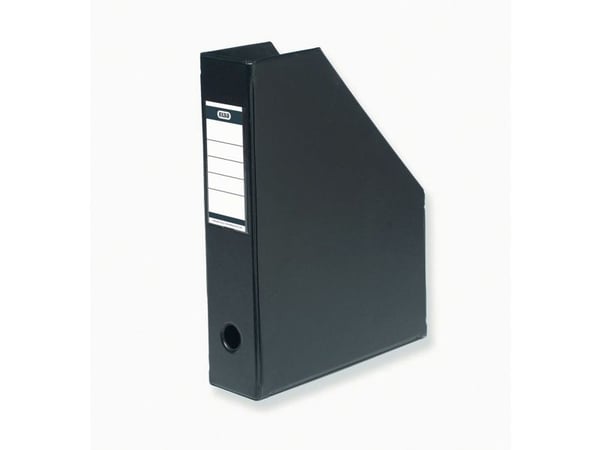 Tidsskriftskassette Elba sort A4 Maxi (stk.)
