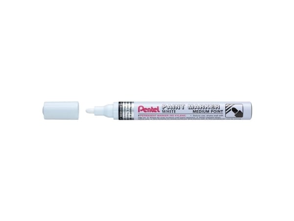 Pentel MMP10-W, Hvit, Hvit, 1 farger, Rund, 2,5 mm, Universell