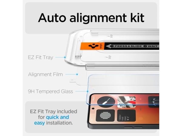 Spigen AGL09429, Nothing, Nothing Phone (3a)/(3a) Pro, Läpinäkyvä, 1 kpl