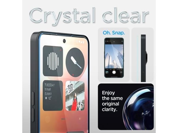 Spigen AGL09429, Nothing, Nothing Phone (3a)/(3a) Pro, Läpinäkyvä, 1 kpl
