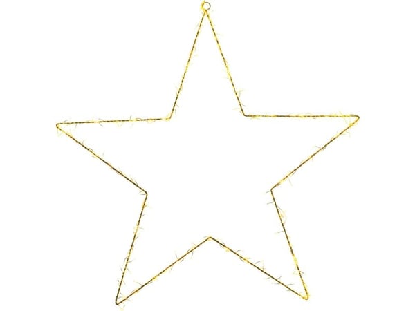 Stjärna Sirius Liva Cluster, LED-ljus, guld, 30 x 25 cm