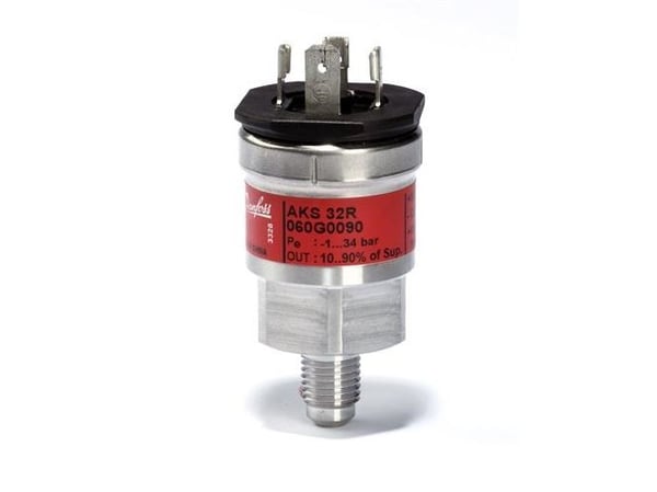 Danfoss AKS 32R, UNF, -1-34 - -1-34 bar, ratiometrinen, DIN-liitin, UNF, 7/16-20