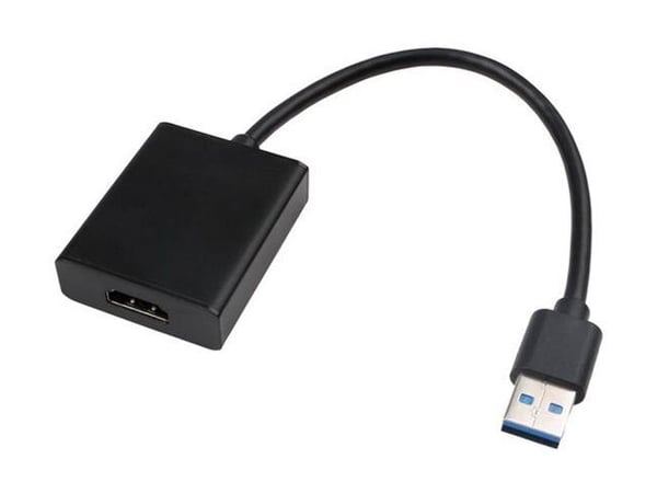MicroConnect - Videoadapter - HDMI hun til USB Type A han - 15 cm - lajittelu - 4K30 Hz tuki, 1080p tuki 60 Hz